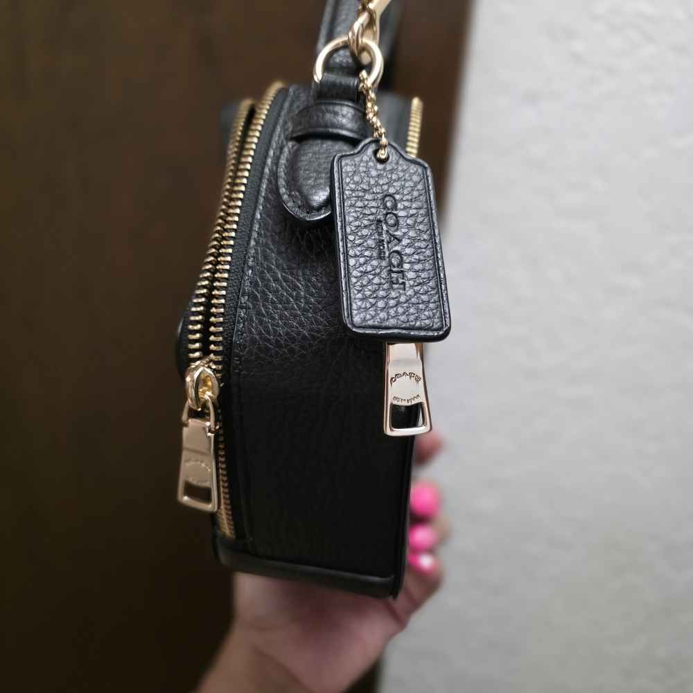 Coach Black Hexagonal Crossbody Bag - Picture 4 of 5